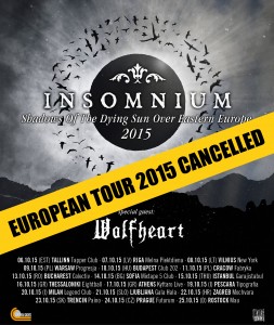INSOMNIUM_tour cancelled